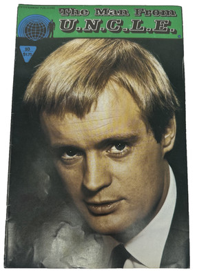 The Man From U.N.C.L.E. #10 Comic Magazine 1980s Vintage Spy TV Collectible