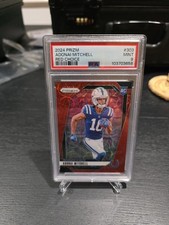 2024 Rookie Adonai Mitchell PSA 9 Red Choice /20