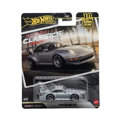 2026 Hot Wheels Premium Porsche 993 GT2 #4 Silver Car Culture Modern Classics