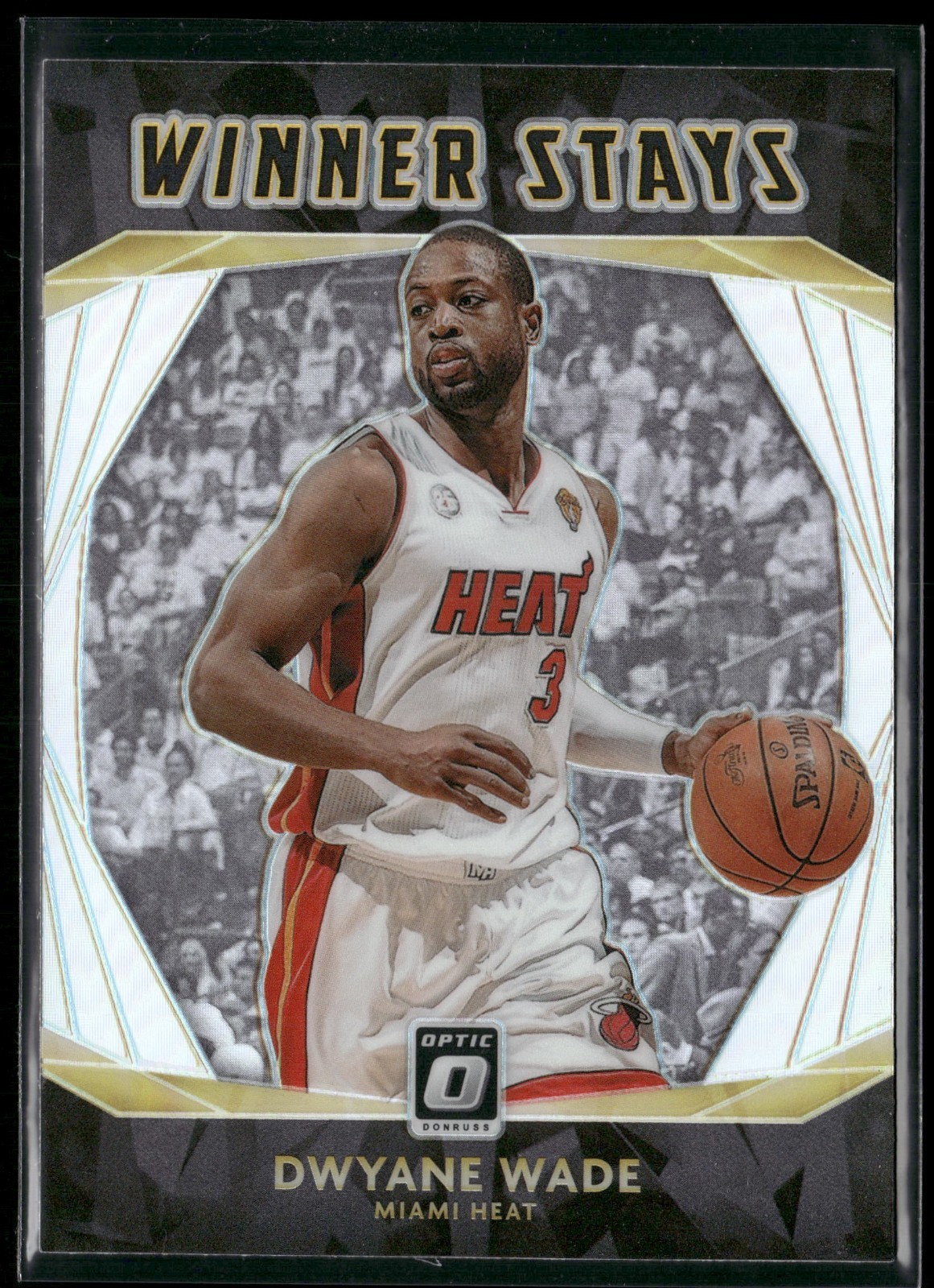 2020-21 Panini Donruss Optic - Winner Stays Dwyane Wade #16 Holo Prizm