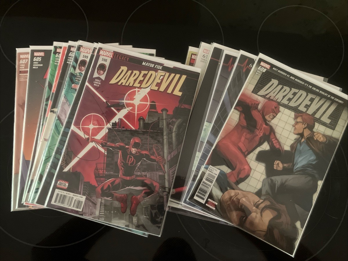 DAREDEVIL (2016) #596-612 - 20 Comic Lot, VF/NM, Marvel, Variants