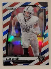 2024 Panini Prizm - Maxx Crosby #152 Red White & Blue Prizm