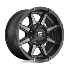 18x9 Fuel Wheels D556 Coupler Matte Black Double Dark Tint Rims 1pc
