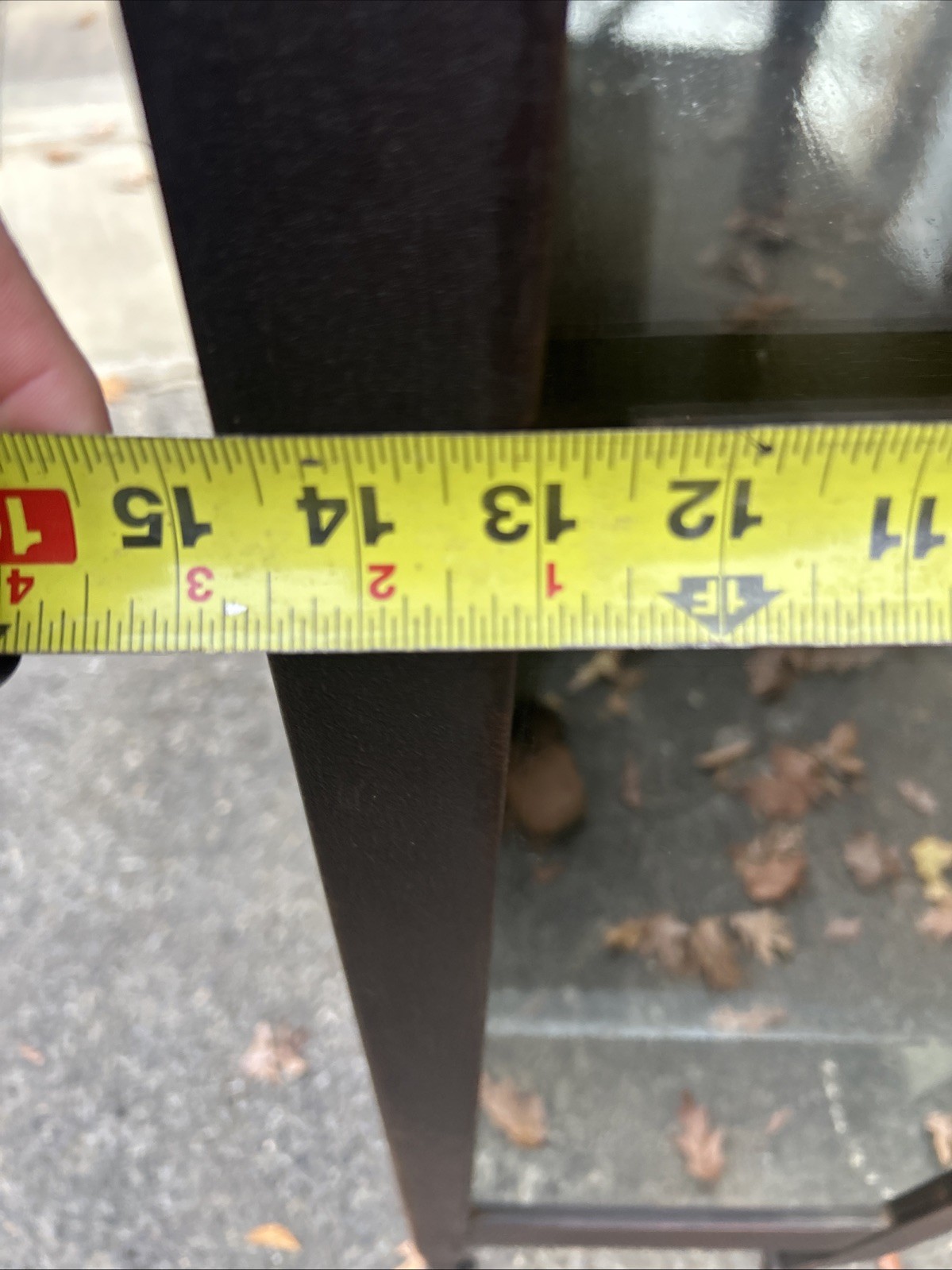 Antique wood cabinet curved glass Great Display Cabinet