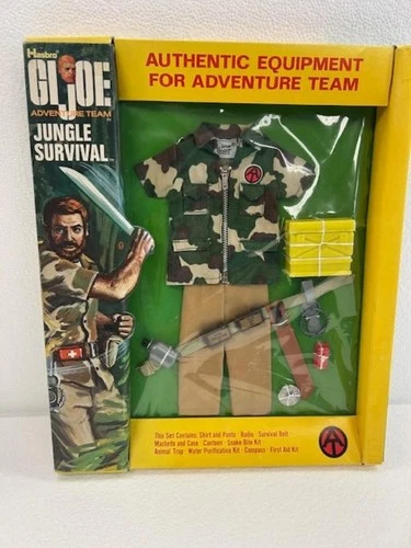 1971 GI Joe Adventure Team Jungle Survival Outfit 7373 Boxed Complete Vintage