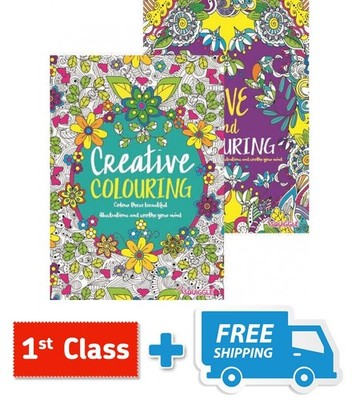 Single Book Squiggle  Advanced Colouring Book 24Sheets.