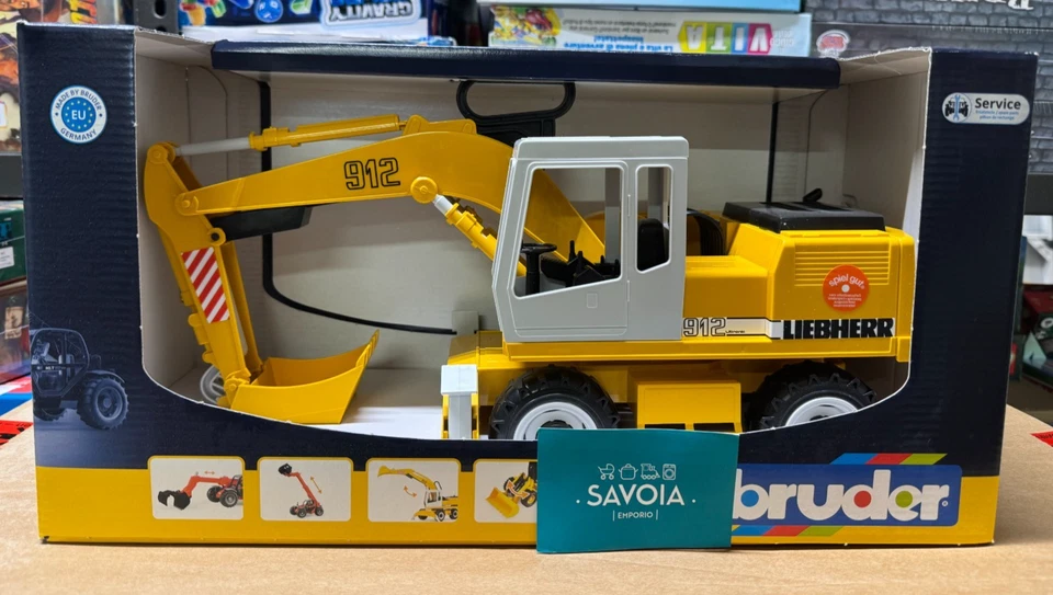 BRUDER 02426 - scala 1:16 - ESCAVATORE LIEBHERR 912 - NUOVO - SIGILLATO - Immagine 2 di 4