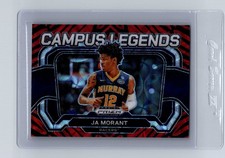 2024 Panini Prizm Draft Picks JA MORANT Campus Legends Tiger Stripe Scope 10 SSP