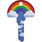 Lucky Line Rainbow Key Shapes Decorative House Key - KW1 B148K Pack of 5 Lucky