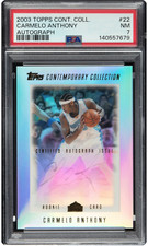 2003-04 Topps Contemporary Collection Carmelo Anthony #22 ROOKIE /499 AUTO RC