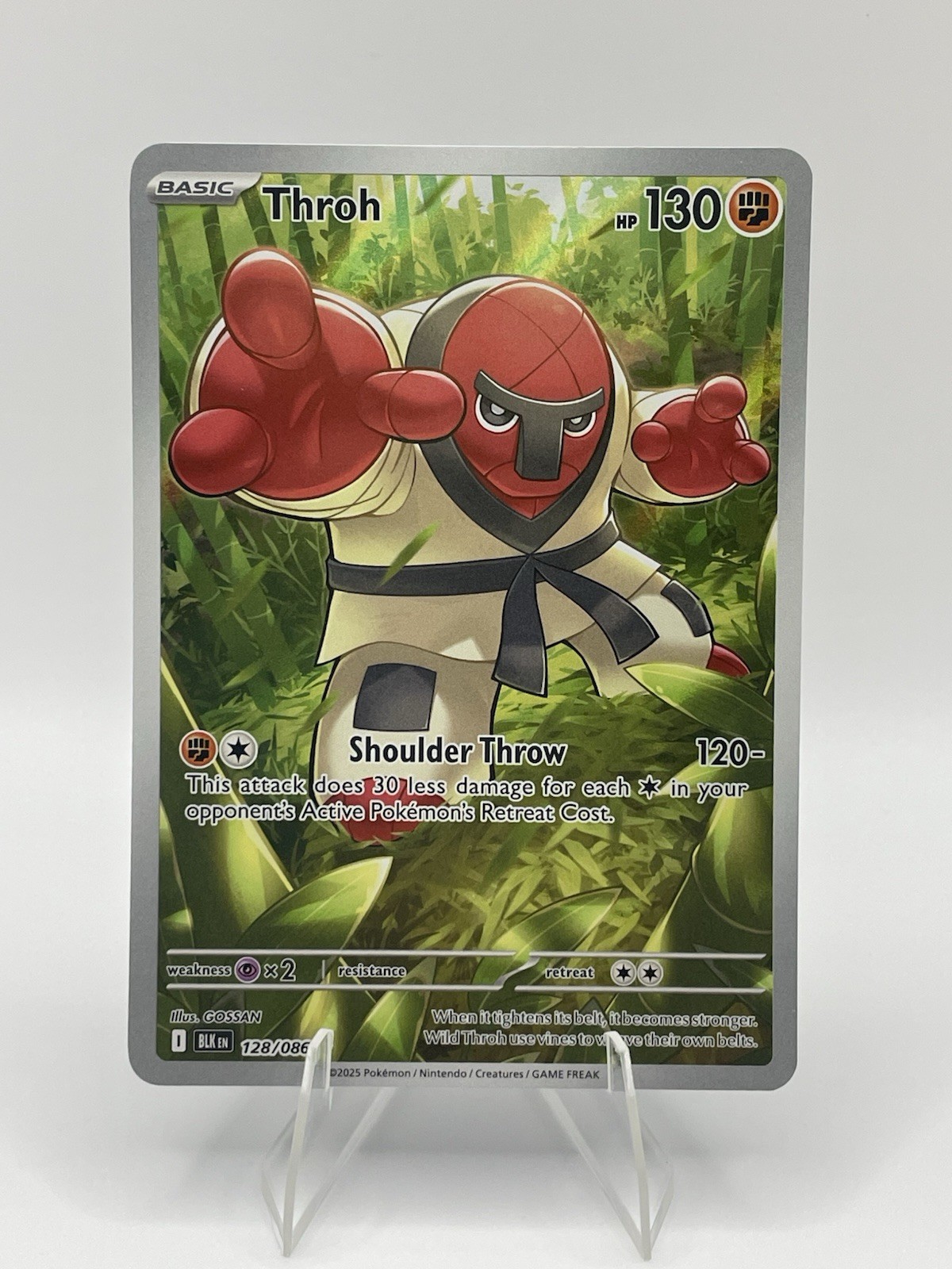 Pokémon TCG Throh Illustration Rare NM 128/086, SV Black Bolt