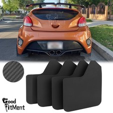 For Hyundai Veloster 12-21 Mud Flap Mudguards Splash Guards Front Rear Textured