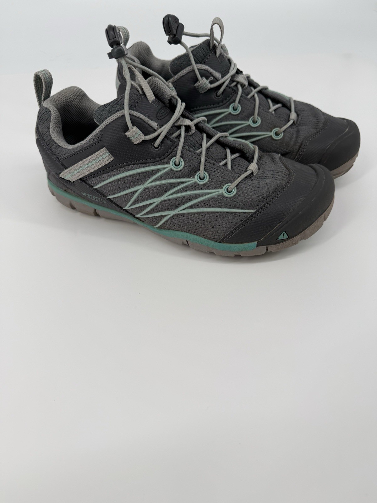 Keen Womens CNX Trail Hiking Hybrid Shoes Turquoise Gray Size 5