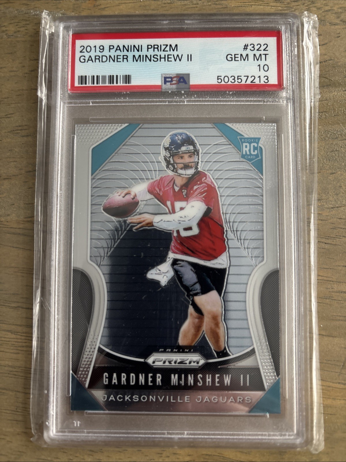 2019 Panini Prizm - Rookies Gardner Minshew II #322 Silver Prizm (RC)