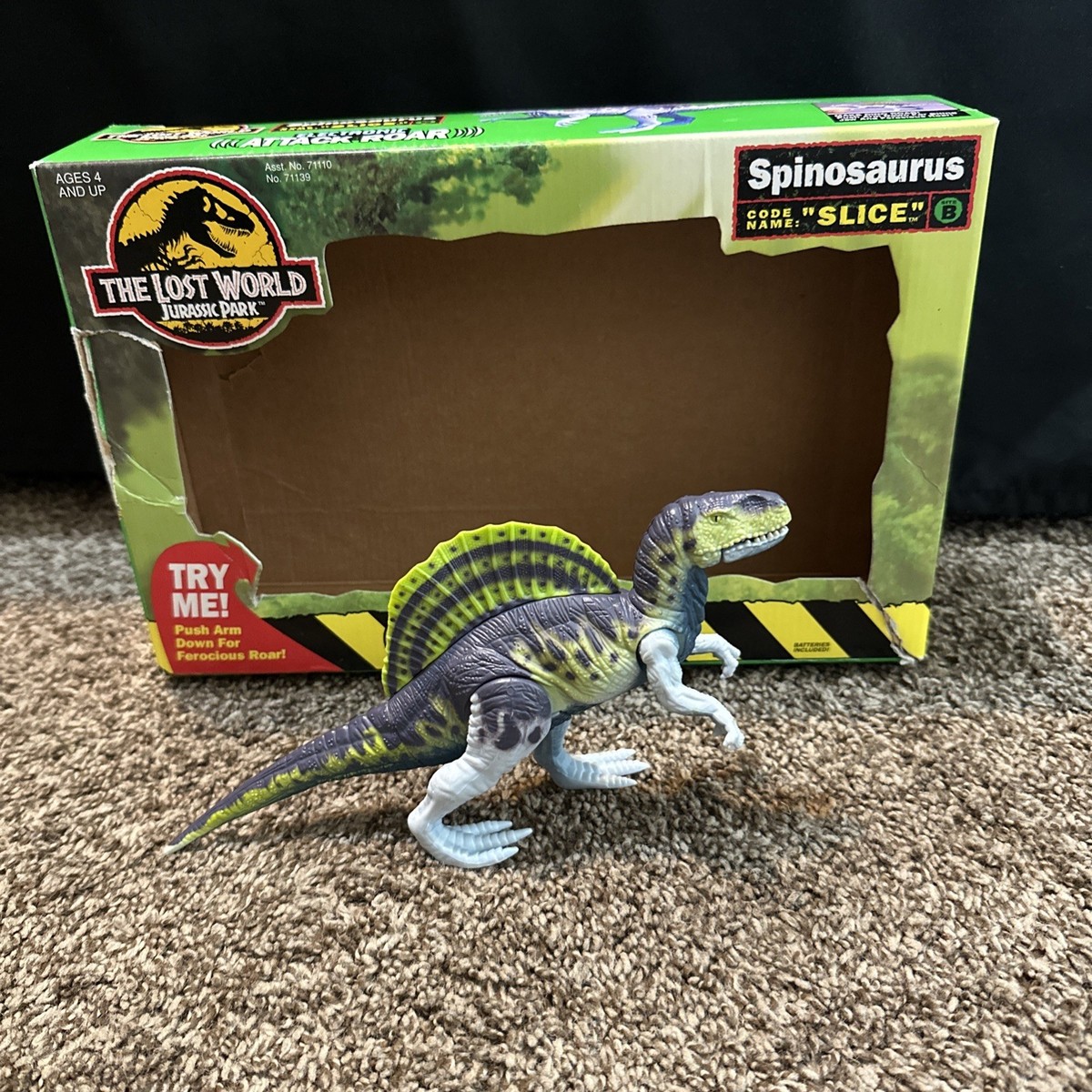 ケナー社製　ジュラシックパークLOST WORLD スピノサウルスのフィギュア ケナー社製 ジュラシックパークLOST WORLD スピノサウルスの