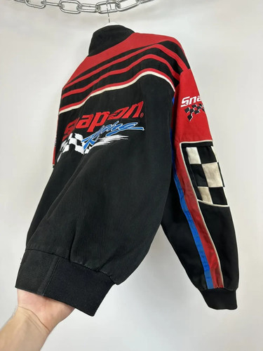 Vintage Snap-on NASCAR Racing Hype USA Rare Jacket Bomber Size L - Picture 16 of 21