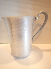 Vintage Everlast Forged Aluminum Pitcher Water 7.25" Hammered #1017 Made In USA