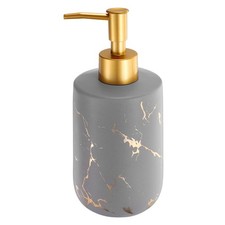 12.5 Oz Soap Dispenser Hand and Dish Soap Dispenser for Kitchen Matte Grey