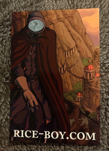 Rice Boy by Evan Dahm, signed 2nd edition, postcard Trade Paperback - Picture 5 of 7