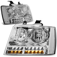 [LED DRL+Turn Signal]Fit 07-14 Tahoe Suburban...