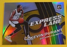 2021-22 Donruss Optic Kevin Durant Express Lane Gold Prizm /10 #25 