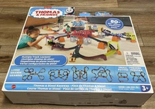 New Fisher-Price Thomas & Friends Train Diesel Raceway Motorized 80+ Pieces