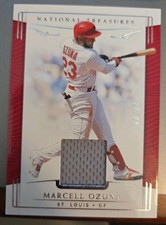 2019 National Treasures Marcell Azuna Jersey Patch /99 Mint Near Mint Cardinals