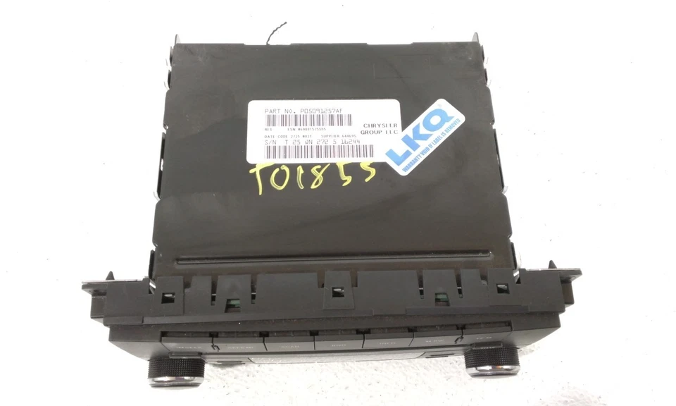 Dodge Caravan 2016 receptor de radio pantalla de visualización OEM Foto 2 de 4