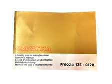 Libretto Uso e Manutenzione CAGIVA FRECCIA 125 C12 R- ORIGINALE EPOCA