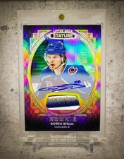 2020-21 Upper Deck Stature Rookie Auto Patch Bowen Byram Rookie Auto /33 #179🔥