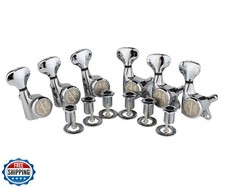 Guyker 6Pcs Guitar Locking Tuners 6 Right Handed 1:18 Ratio L