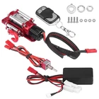 Electric Winch with Remote Control Receiver for Axial SCX10 D90 1/10 RC Crawler