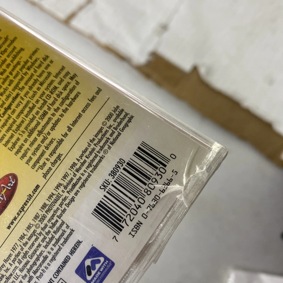 PC Software PrintMaster 10 Print Master  7000 images NEW SEALED Broken Case - Image 3 of 4