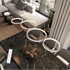 LED Pendelleuchte Dimmbar Hängelampe Höhenverstellbar Fernsteuerung