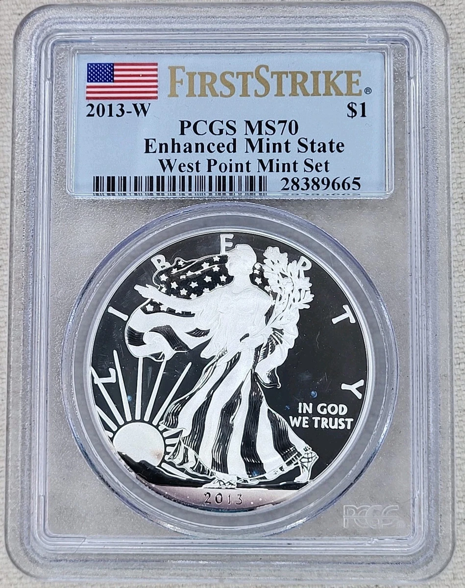 American Eagle MS 70 Graded 2013 Silver Bullion Coins for sale | eBay