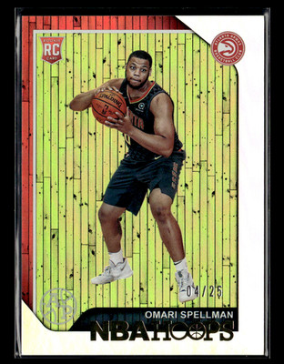 Omari Spellman 2018-19 Hoops Artists Proof RC 4/25 #251