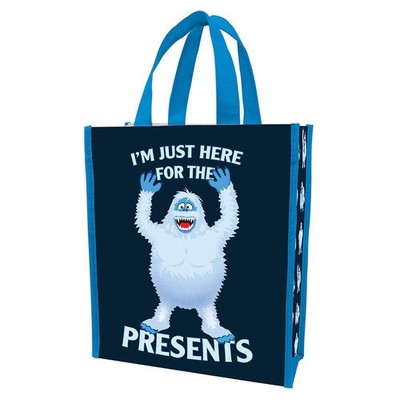Rudolph Bumble ''Here For The Presents'' 12'' Recycled Shopper Tote GIft Bag