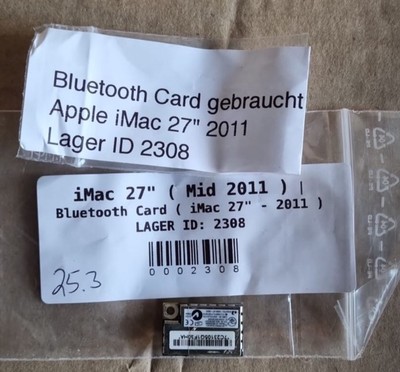iMac 27'' ( Mid 2011) / Bluetooth Card ( iMac 27'' - 2011 ) Apple