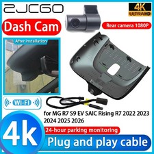 for MG R7 S9 EV SAIC Rising R7 4K DVR Dash Cam Front Rear Camera Video Recorder