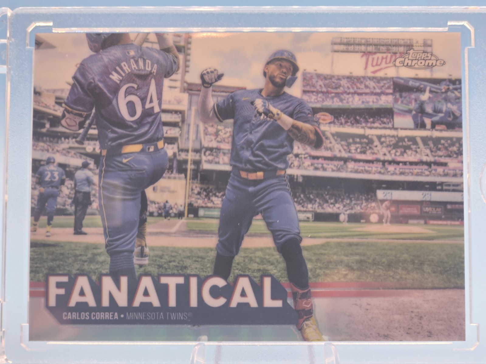 2025 Topps Chrome - Fanatical Carlos Correa #FAN-10 Case Hit!!!