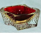 MANDRUZZATO MURANO 1960'S GLASS BOWL/ASHTRAY SUPER CONDITION FAB COLORS