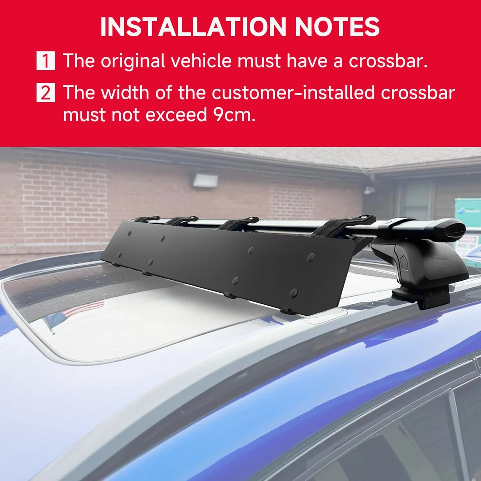 41" Windshield Fairing Car Roof Racks Air Deflector For Toyota Celica 1995-2005 Foto 3 de 4