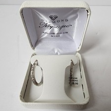 Diamond Mystique Platinum Over Sterling Silver 7/8