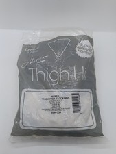 Hanes Thigh-hi Stockings Sandalfoot Barely Pearl Sz T 3608-T-05 5544-234 Rare
