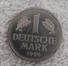 1990 J Germany 1 One Deutsche Mark German Eagle