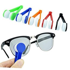 10 Pieces Mini Sun Glasses Eyeglass Microfiber Spectacles Cleaner Soft Brush