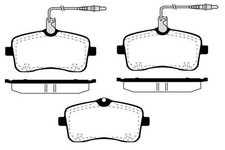 RAICAM Bremsbeläge Satz Vorne Bremsklötze passend für PEUGEOT 407 SW (6E)