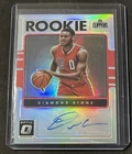 2016-17 Panini Donruss Optic Diamond Stone Rookie Silver Prizm Auto #15 Clippers