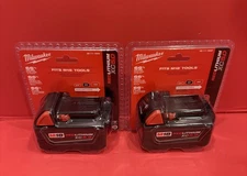 2 PACK Milwaukee 48-11-1850 M18 XC 5.0 AH 18 Volt Capacity Battery New In Pack