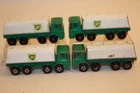 Four (4) Vintage 1960's Matchbox Lesney BP Petrol Gas Tanker #25 Trucks